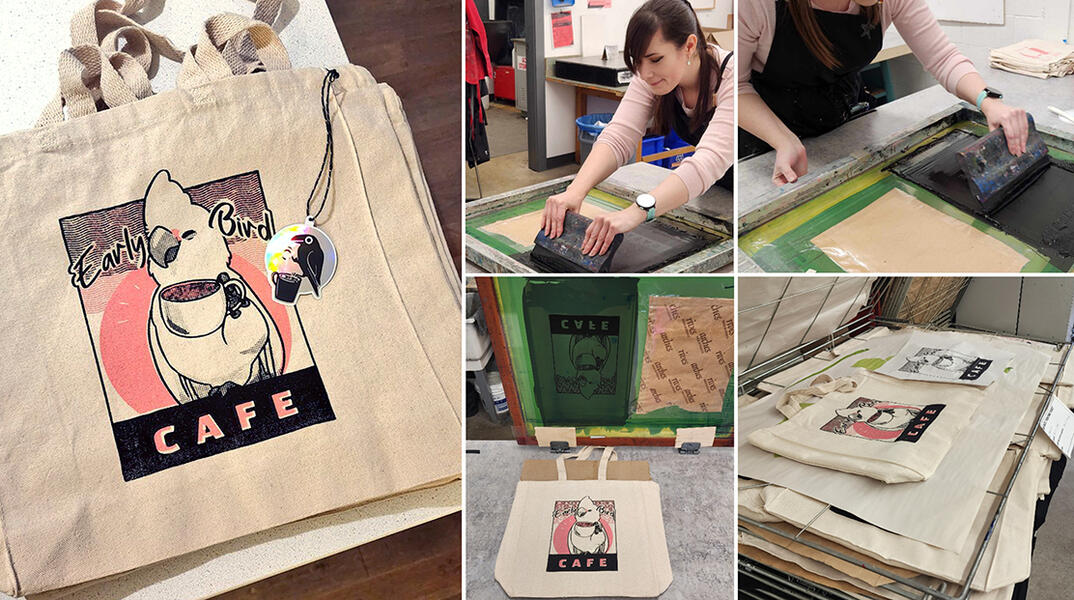 I draw and design everything you might see at my booth, and this year I'm making an effort to hand make more merchandise, too! I have not and will never use A.I generation to assist my craft.