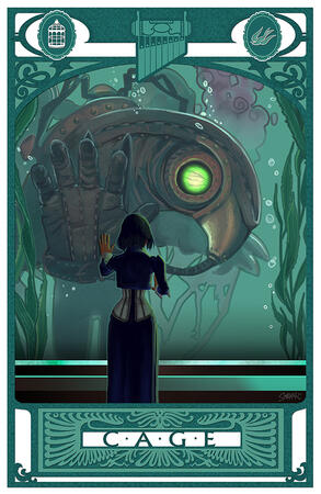 Bioshock Infinite: C-A-G-E