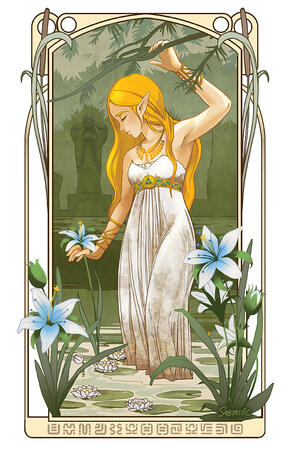 Art Nouveau Zelda Art Nouveau Zelda